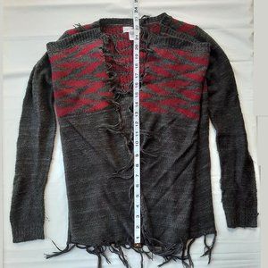 Sweater fall bundle, Prefect and Full Tit, gray and red, blue, size S, cozy